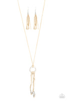 Feel at HOMESPUN - White Suede necklace Paparrazi Accessories