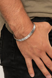 Mind Games - Silver Cuff Bracelet Paparazzi Accessories