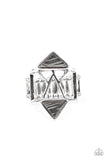 Making Me Edgy - Silver Ring Paparazzi Accessories