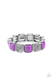Trendy Tease - Purple Bracelet Paparrazi Accessories