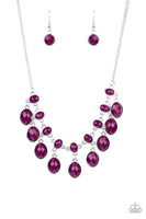 Lady of the POWERHOUSE - Purple Necklace Paparazzi Accessories