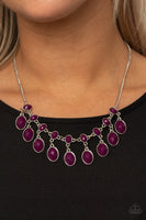 Lady of the POWERHOUSE - Purple Necklace Paparazzi Accessories