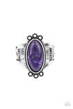 Psychedelic Deserts  purple Ring Paparrazi Accessories
