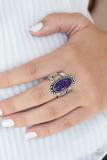 Psychedelic Deserts  purple Ring Paparrazi Accessories