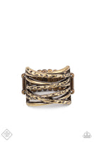 Switching Gears - Brass Ring Paparrazi Accessories FF 1/2021