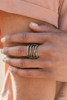 Switching Gears - Brass Ring Paparrazi Accessories FF 1/2021