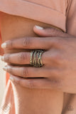 Switching Gears - Brass Ring Paparrazi Accessories FF 1/2021
