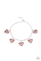 Matchmaker, Matchmaker - Red Heart Bracelet Paparazzi Accessories