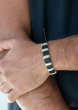 Put Up A Brave FRONTIER - Black White Bracelet Paparrazi Accessories