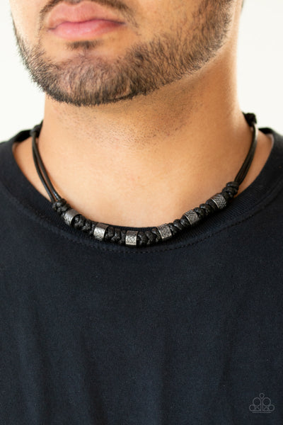 Rural Rumble - Black Urban Necklace Paparrazi Accessories