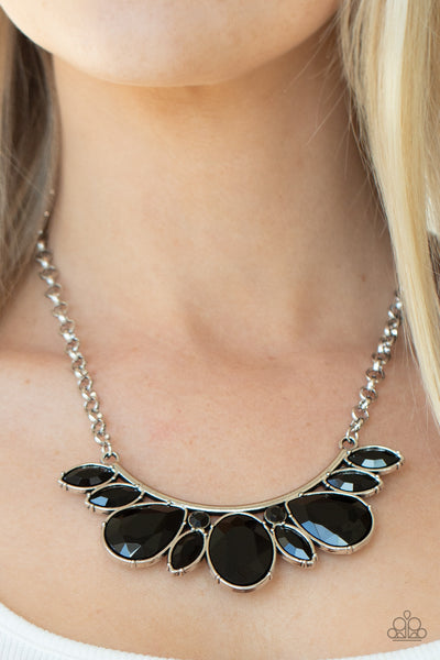 Never SLAY Never - Black Necklace Paparazzi Accessories