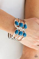 Mystified - Blue Cuff Bracelet Paparrazi Accessories