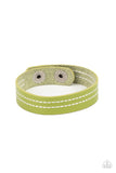 Life is WANDER-ful - Green Lime Bracelet Paparrazi Accessories