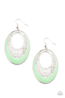 Orchard Bliss - Green Mint Earrings Paparrazi Accessories