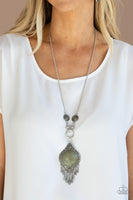 Majestic Mountaineer - Green Necklace Paparazzi Accessories