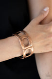 In OVAL Your Head - Copper Bracelet Paparrazi Accessories