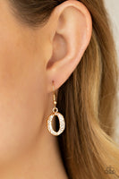 OVAL The Limit Gold Necklace Paparazzi Accessible