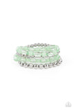 Delightfully Disco - Green Mint Bracelet Paparrazi Accessories