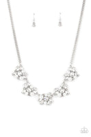 HEIRESS of Them All - White Bling Pearl Necklace Paparrazi Accessories