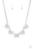HEIRESS of Them All - White Bling Pearl Necklace Paparrazi Accessories