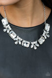 Long Live Sparkle - White Bling Necklace Paparrazi Accessories