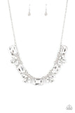Long Live Sparkle - White Bling Necklace Paparrazi Accessories