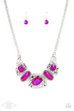 Futuristic Fashionista Pink LOTP Necklace Paparazzi Accessories