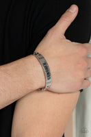 Conquer Your Fears - Silver Cuff Bracelet Paparazzi Accessories