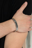 Conquer Your Fears - Silver Cuff Bracelet Paparazzi Accessories