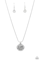 Be Still and Know Silver Necklace Paparazzi Accessories