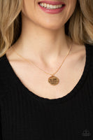 Be Still - Gold Necklace  Paparazzi Accessories