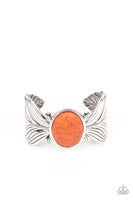 Born to Soar - Orange Cuff Bracelet Paparazzi Accessories
