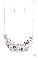 Fabulously Fragmented Purple Necklace Paparazzi Accessories