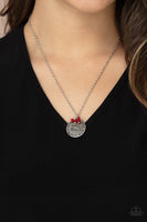 Simple Blessings - Red Necklace Paparazzi Accessories