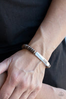 Full Faith - Brown Wooden Bracelet Paparazzi Accessories