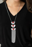 Gallery Expo - Red Tassel Necklace Paparazzi Accessories