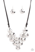 Token Treasure - Black Disc Necklace Paparazzi Accessories