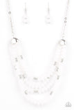 Best POSH-ible Taste - White Necklace Paparrazi Accessories