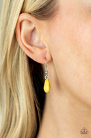 Here Today, PATAGONIA Tomorrow - Yellow Necklace Paparazzi Accessories
