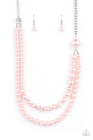 Remarkable Radiance - Pink Pearl Necklace Paparazzi Accessories