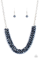 May The FIERCE Be With You - Blue necklace Paparrazi Accessories