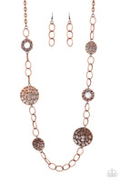 HOLEY Relic - Copper Necklace Paparazzi Accessories