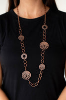 HOLEY Relic - Copper Necklace Paparazzi Accessories
