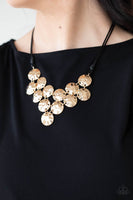 Token Treasure - Gold Necklace Paparazzi Accessories
