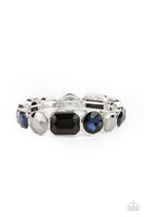 Extra Exposure - Multi Blue Bling Bracelet Paparazzi Accessories