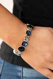 Extra Exposure - Multi Blue Bling Bracelet Paparazzi Accessories