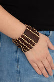 Cayman Carnival Brown Wood Bracelet Paparazzi Accessories