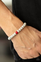ZEN Second Rule - Red Lava bracelet Paparazzi Accessories