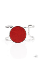 Colorful Cosmos - Red Cuff Bracelet Paparazzi Accessories