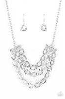 Repeat After Me - Silver Necklace Paparazzi Accessories